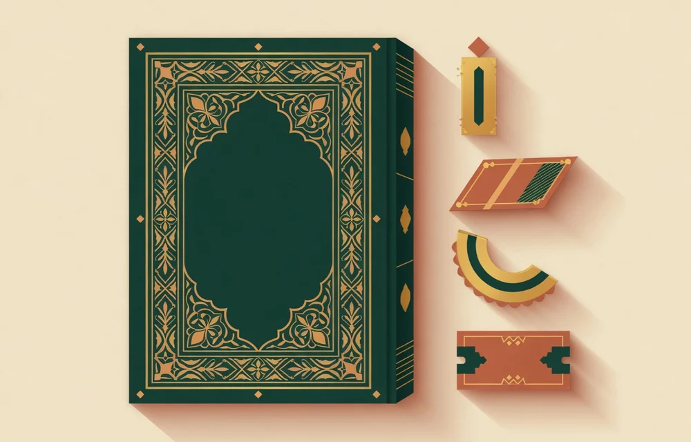 Ilustrasi geometris Islam untuk panduan: I'rab: Rafa', Nashab, Jar, Jazm dan Tandanya (Panduan Lengkap)