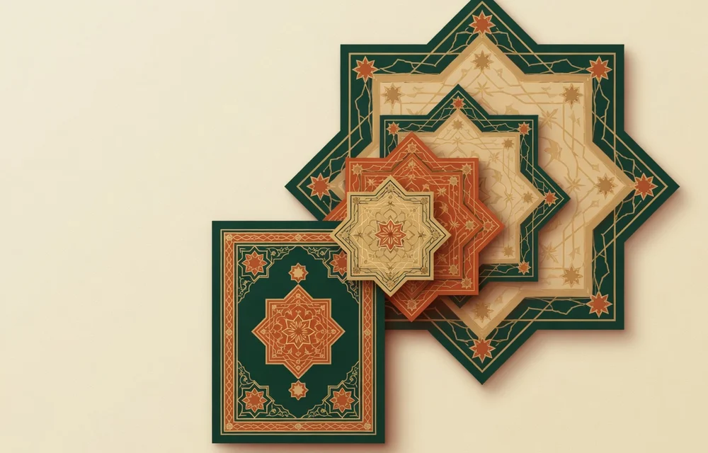 Ilustrasi geometris Islam untuk panduan: Wazan dan Tashrif dalam Ilmu Sharaf: Panduan Lengkap dan Akurat